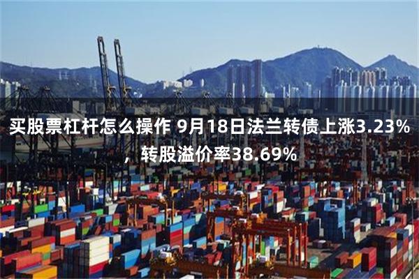 买股票杠杆怎么操作 9月18日法兰转债上涨3.23%，转股溢价率38.69%