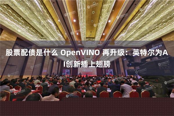 股票配债是什么 OpenVINO 再升级：英特尔为AI创新插上翅膀