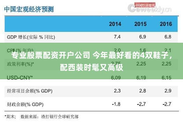 专业股票配资开户公司 今年最好看的4双鞋子，配西装时髦又高级