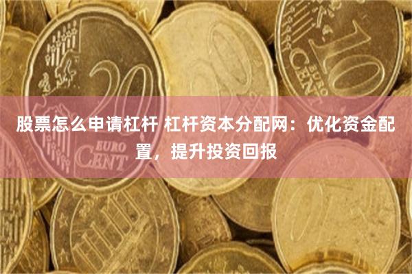 股票怎么申请杠杆 杠杆资本分配网：优化资金配置，提升投资回报