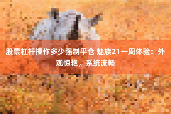 股票杠杆操作多少强制平仓 魅族21一周体验：外观惊艳，系统流畅